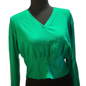 Green Cardigan Women's Size XXL